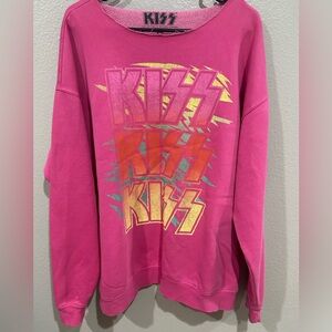 Pink Graphic Sweatshirt